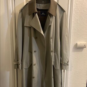 Stafford Men's Trench Coat - Gray and Brown
